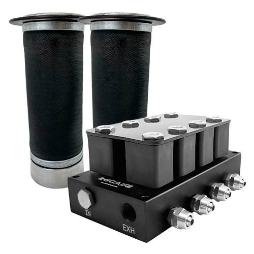 2x Bolsa de Aire de Manga Universal Cónica + Bloque de 8 Electroválvulas