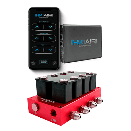 BT8T - Gestión de Air Basada en Tiempo + Bloque de 8 Electroválvulas