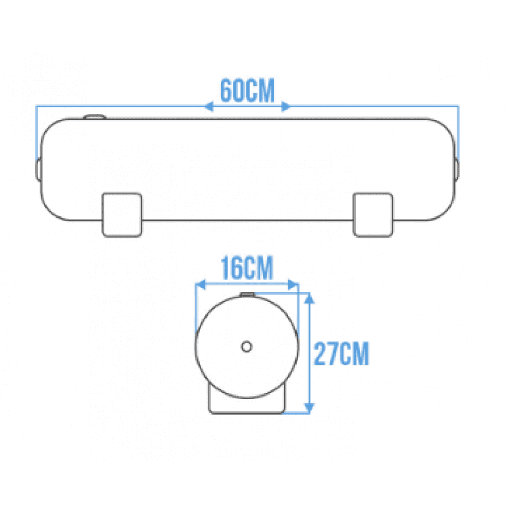 Tanque de Aluminio Pulido (3 Gallon)