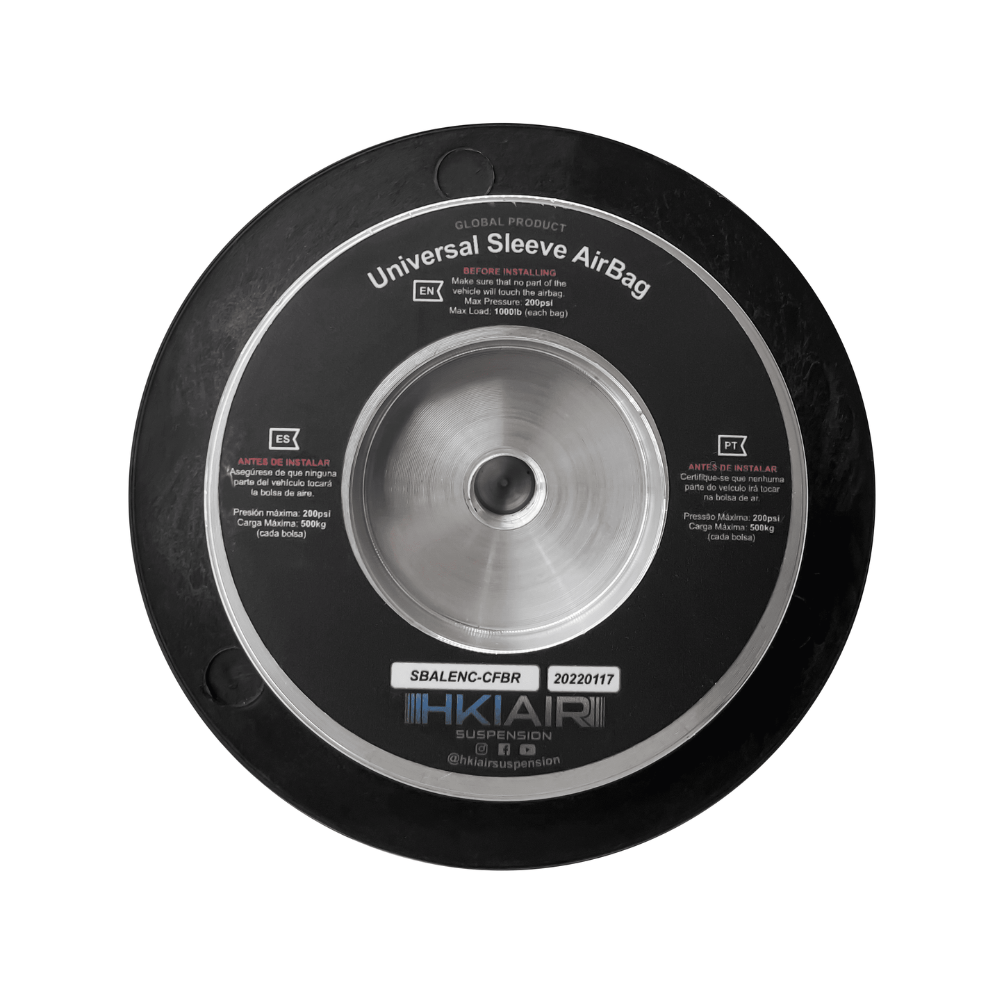 2x Bolsa de Aire de Manga Universal Cónica