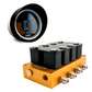 Bloque de 8 Electroválvulas + Manómetro de Aire Digital 5en1