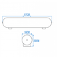 Tanque Grande de Aluminio Cepillado (5 Gallon)